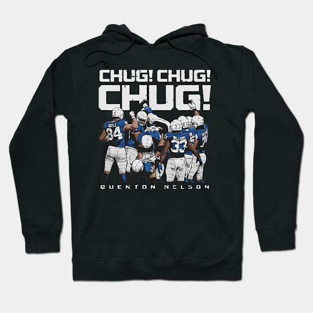 Quenton Nelson Indianapolis Chug Hoodie by keng-dela